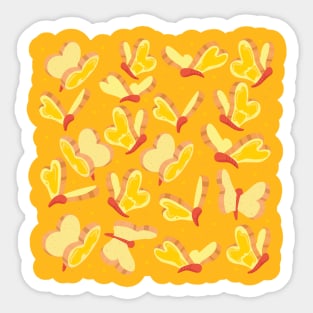 Butter Flies Sticker